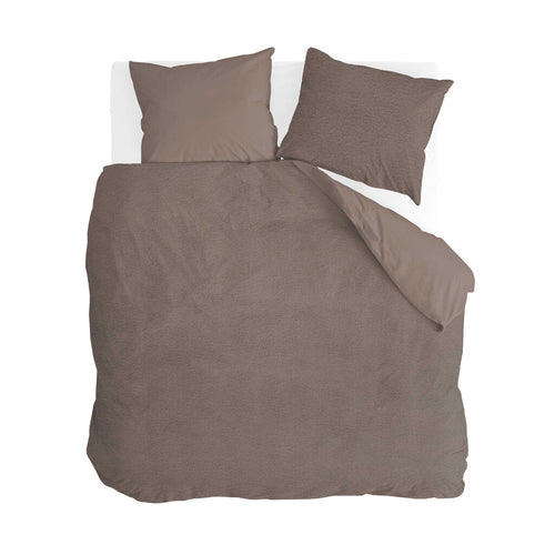 Byrklund - Dekbedovertrek Favorite Fuzzle - 140x220 cm - Bruin