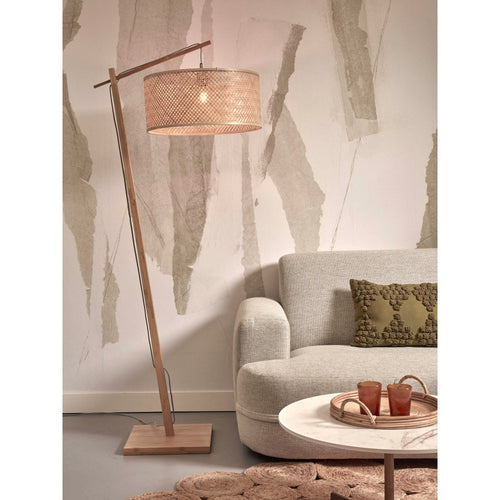 GOOD&MOJO vloerlamp Java - bruin - Ø50cm - vtwonen shop