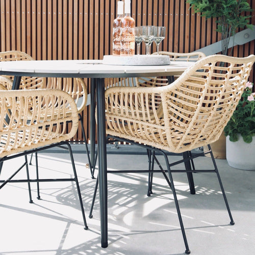 Lisomme Dax rotan tuinstoel naturel - vtwonen shop