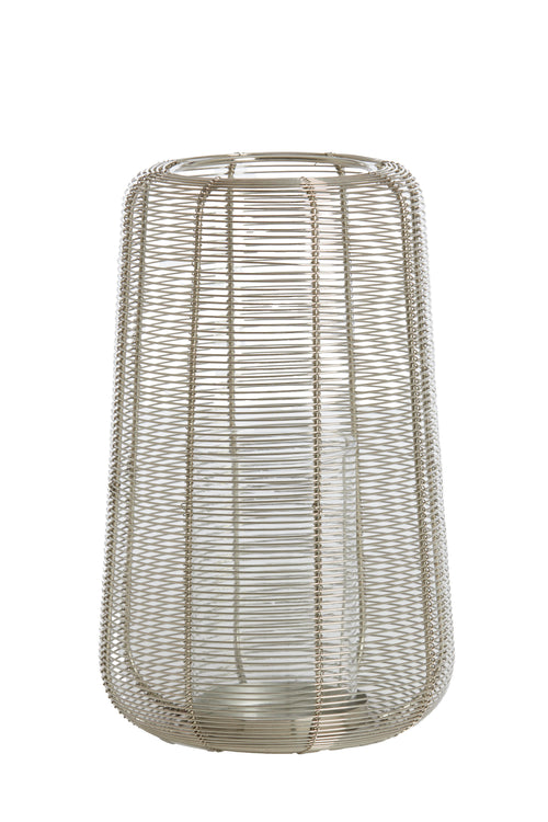 Light & Living windlicht ADETA - Ø19.5x30cm - zilver
