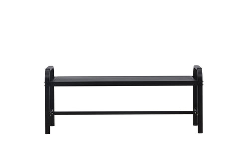 Rebellenclub Tuinbank Troy - 125 x 42cm - Zwart