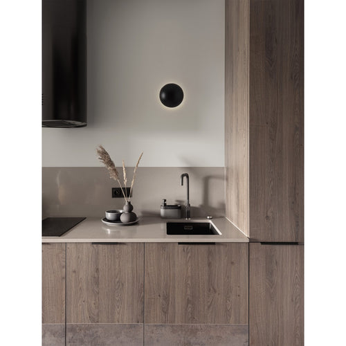 Nova Luce IONA Geïntegreerde LED-wandlamp Sandy Black LED 3W 119lm 3000K