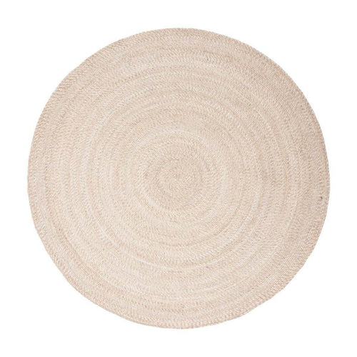 Interieur05 Rond wollen vloerkleed Gapo beige
