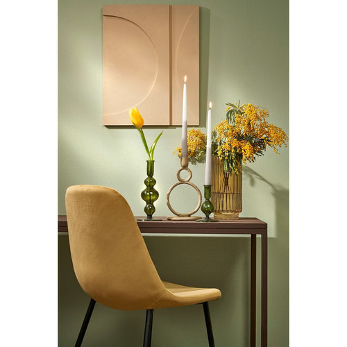 Mica Decorations Dip-dye Dinerkaars - Set van 2 - H30 cm - Lichtgrijs