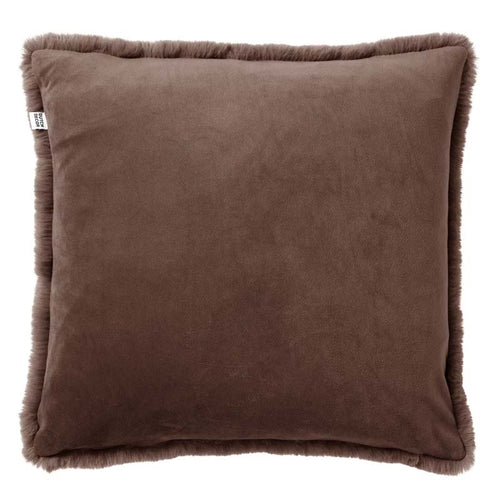 Dutch Decor - KUSSENSET - 4-delig - Soft Elegance - 45x45 cm - inclusief binnenkussens - bruin
