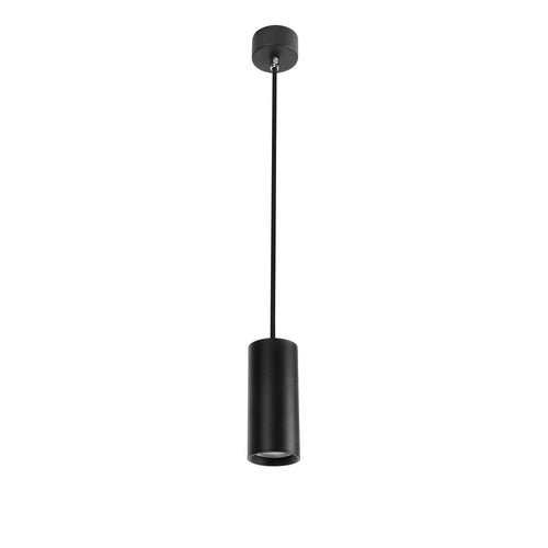 Merano Hollywood Slanke Pendel Plafondlamp Sandy Zwart Aluminium LED GU10 1x10W