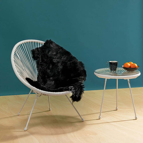 Kare Design Schapenleer Heidi 85x60cm zwart - vtwonen shop