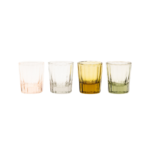 Brût Homeware espresso glas Reed - set van 6 - groen