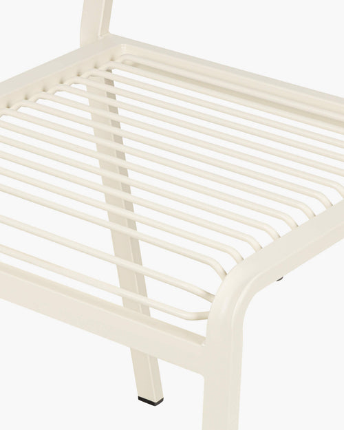 noo.ma Oto Chair - lichte stalen buitenstoel Piazza Beige