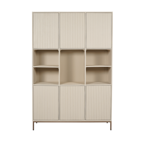 Starfurn  vakkenkast Madison - beige - 45x135x200cm
