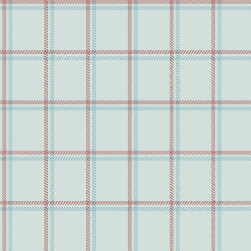 ESTAhome behang ruiten blauw en rood - 50 x 900 cm - 132165