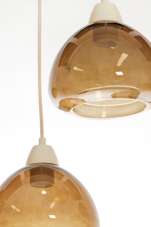 Light & Living hanglamp BISHO - 120x19x14cm - bruin - vtwonen shop