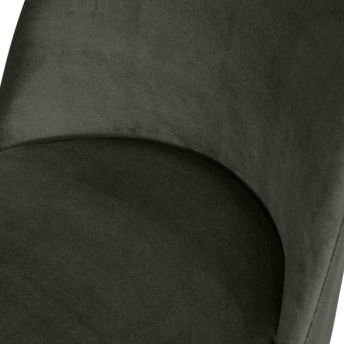 WOOOD eetkamerstoelen Vogue - Fluweel - Donkergroen - Set van 6