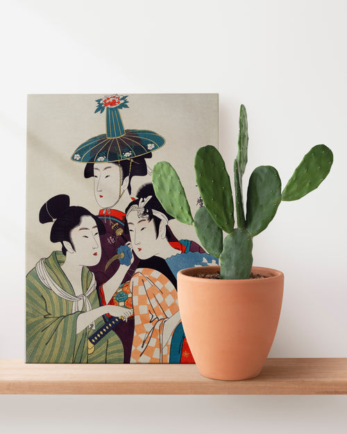 Canvas 60x40 Gedrukt Meisjes