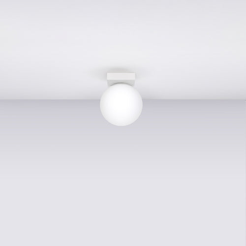 Sollux Lighting Plafondlamp YOLI 1 wit - 12x12x14,5cm