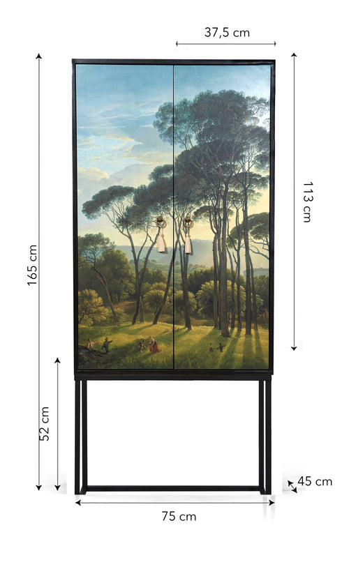 Kast dressoir met 2 deuren van MDF met bosprint - vtwonen shop