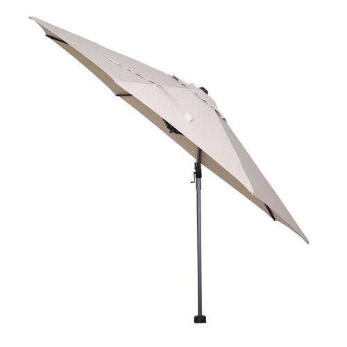 Hawaii parasol - Ø350 cm - carbon black - ecru