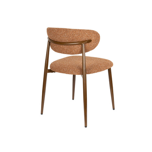 Housecraft Living Noor Eetkamerstoelen Terracotta - Set van 4