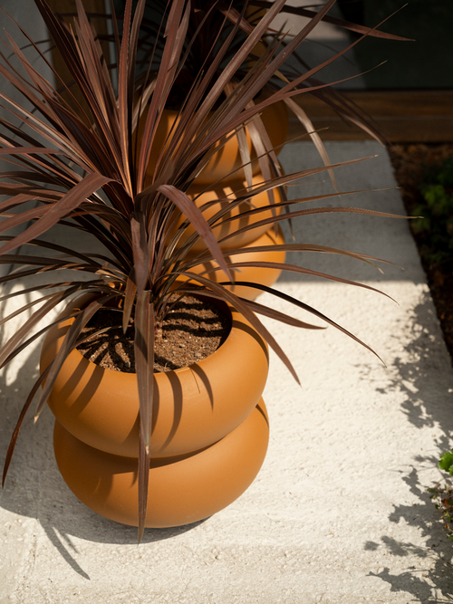 elho amber roll low 43 karamel | Bloempot |Premium statementdesign