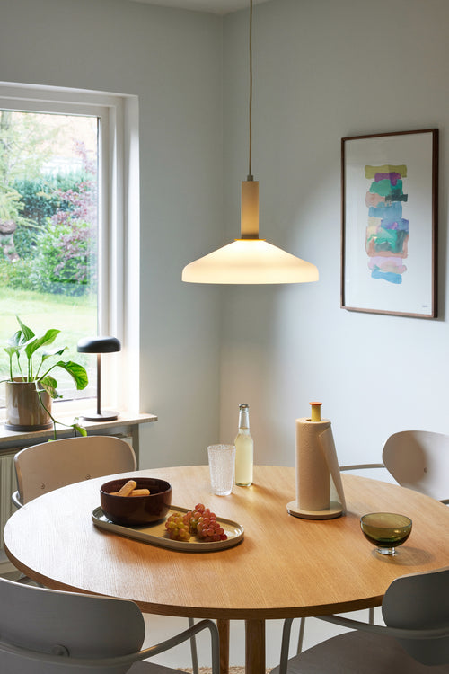 Hübsch lijst Focal - glas/mdf/walnoothout - 52x2xh72cm - vtwonen shop