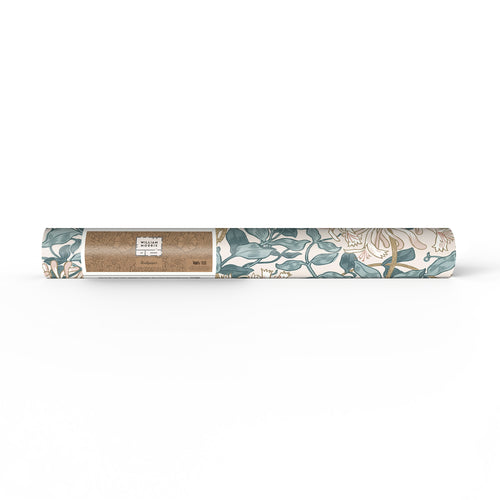 William Morris at Home Vliesbehang - Honeysuckle Dusk Blue