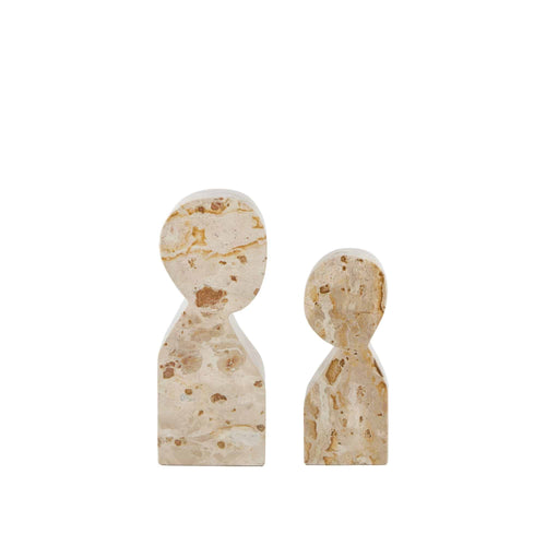 Light & Living ornament Rihan - bruin - 10x8x25cm