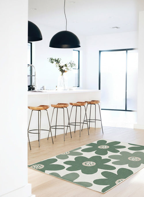 AFK Living vloerkleed Primavera - voor binnen en buiten - groen - 140 x 200 cm