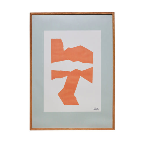 Hübsch lijst Focal - glas/mdf/eikenhout - 52x2xh72cm - vtwonen shop