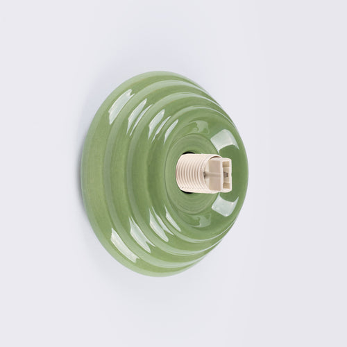 Sollux Lighting Wandlamp ZORI groen IP44 - 12x16x12cm