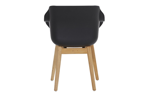 Hartman Tuinstoel Sophie - Zwart/Naturel - Set Van 2 - vtwonen shop