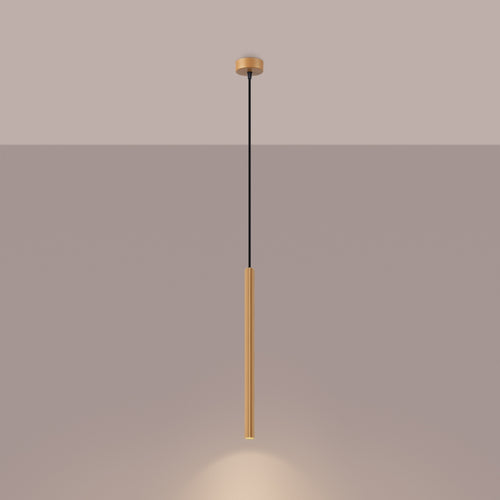 Sollux Lighting Hanglamp ARCHE 1 goud - 8x8x120cm