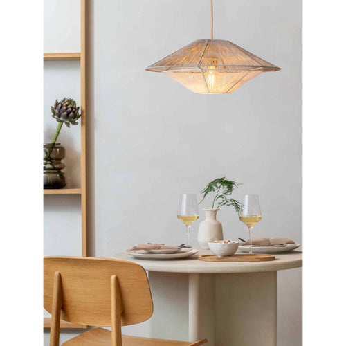 GOOD&MOJO hanglamp Lumbini - grijs - Ø50cm