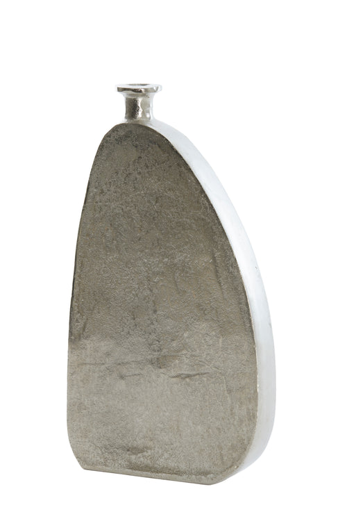 Light & Living vaas OBIDO - 21x4x36cm - zilver