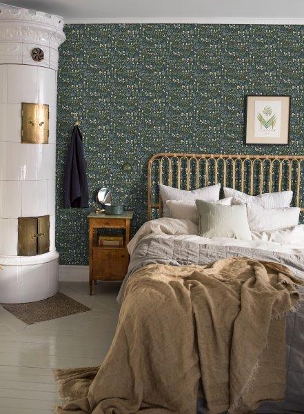 Borastapeter behang bloemen zwart - 53 cm x 10.05 m - 660419 - vtwonen shop