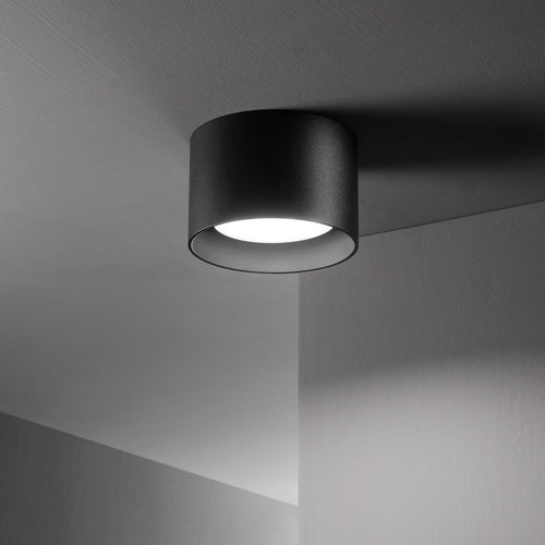 Ideal Lux SPIKE Ronde opbouwdownlight zwart