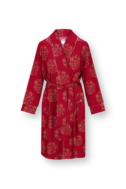 Pip Studio - Nisha Kimono Dames - Namaste - Rood - XS
