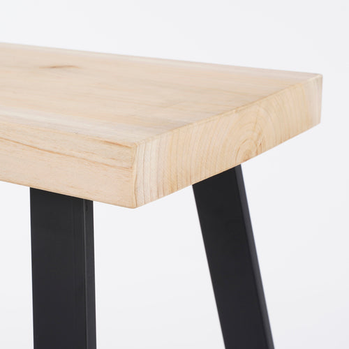 Mica Decorations  Plano Kruk - L46 x B32 x H46 cm - Vurenhout - Lichtbruin - vtwonen shop