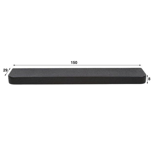 Giga Meubel Wandplank Metallic - Grijs Metaal - 150x29x8cm