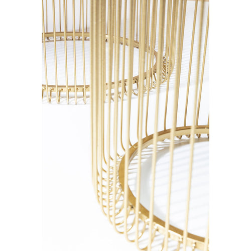 Kare Design Bijzettafel Wire Messing (2/Set) Ø44cm - vtwonen shop