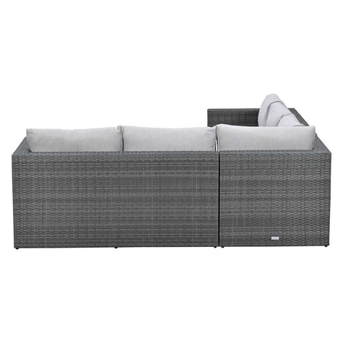 Garden Impressions loungeset Lyon donker grijs 4-delig
