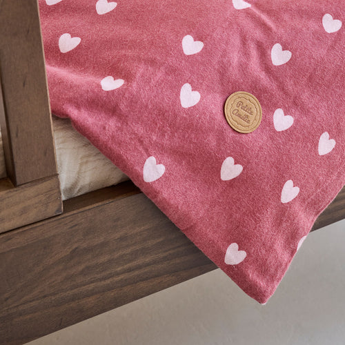 Petite Amélie Dekbedovertrekset – 140x200 cm – Flanel – Heart - vtwonen shop