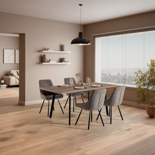 Calicosy - Tafel IRMA - donker hout 138x85x76 cm