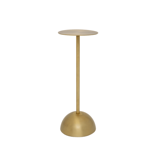 Urban Nature Culture bijzettafel S, Gold - Ø 21 *  54 CM - vtwonen shop