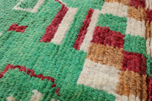 AFK Living vloerkleed Berber - handgemaakt - Wol - 84 x 388 cm - vtwonen shop