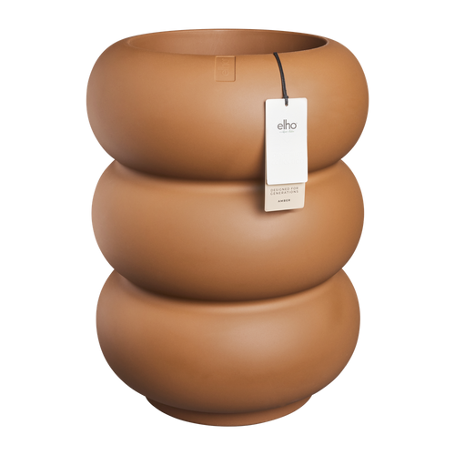 Elho Amber Roll High Bruin - Ø43cm - vtwonen shop