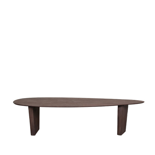 LABEL51 Eettafel Wow - Donkerbruin Mangohout - 300x130x75cm