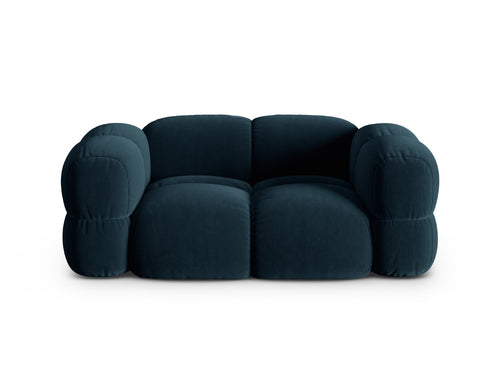 Cosmopolitan Design Bank Loretto 2-zits, flueel diepe olie - 100x180x68cm