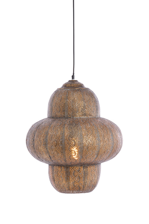 Light & Living hanglamp RYOTA - bruin - Ø42x50.5cm - vtwonen shop