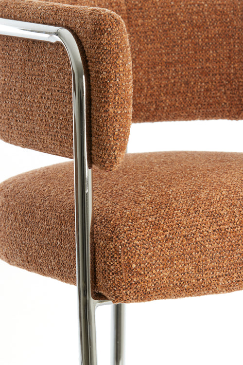 Light & Living eetkamerstoel ADANTE - 56x52x72cm - bruin - vtwonen shop