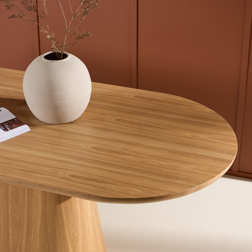 Nest living Cody Houten Ovale Eettafel Naturel - 200 x 76 cm - vtwonen shop